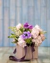 Colorful tulpan flower bouquet