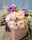 Colorful tulpan flower bouquet Royalty Free Stock Photo