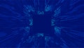 Colorful Tunnel Background. Abstract techno digital background. Big data visualization. Data flow information. Concept