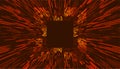 Colorful Tunnel Background. Abstract techno digital background. Big data visualization. Data flow information. Concept