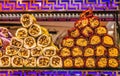 Colorful Turkish Delight Dessert Grand Bazaar Istanbul Turkey Royalty Free Stock Photo