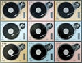 Colorful turntables Royalty Free Stock Photo
