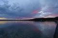 Colorful Twilight on a Wilderness Lake