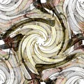 Colorful Twirl Abstract Background Pattern