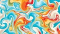 Colorful twirl background in abstract style