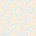 Colorful twisted candies. Seamless pattern. Sweet food background.