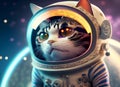 Colorful Ultra HD, A Cat in the space, Generative AI