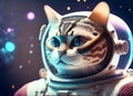 Colorful Ultra HD, A Cat in the space, Generative AI