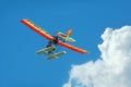 Colorful ultralight airplane Royalty Free Stock Photo