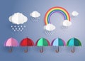 Colorful umbrella Royalty Free Stock Photo