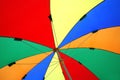 Colorful umbrellas tents Royalty Free Stock Photo