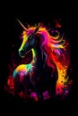 Colorful unicorn