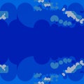 Colorful Unique Blue Abstract Art Background Royalty Free Stock Photo