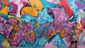 Colorful Urban Expression: Graffiti and Posters for HD Backgrounds