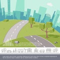 Colorful Urban Landscape Template