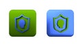 Colorful User protection icon isolated on white background. Secure user login, password protected, personal data