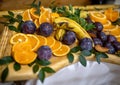 Colorful and varios heap of fruit Royalty Free Stock Photo