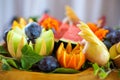 Colorful and varios heap of fruits Royalty Free Stock Photo