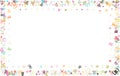 Colorful vector background made from Punjabi Gurmukhi alphabets, scripts, letters or characters