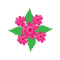 Colorful Vector Flowers-4 ai