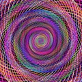 Colorful vector fractal spiral background design Royalty Free Stock Photo