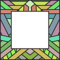 Colorful vector frame