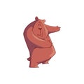 Cartoon vector bear Royalty Free Stock Photo