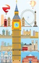 London skyline vector 10