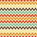 Colorful vector seamless pattern with flat zigzag weave Royalty Free Stock Photo