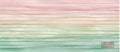 Colorful vector wood header in watercolor style on rainbow background. Background, horizontal banner. Royalty Free Stock Photo