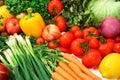 Colorful Vegetables and Fruits Royalty Free Stock Photo
