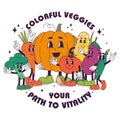 Colorful veggies your path to vitality