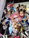 Colorful Venetian carnival masks in Venice Royalty Free Stock Photo