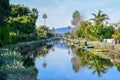 Colorful Venice Canals in Los Angeles, CA