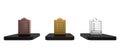 Colorful Verification of delivery list clipboard icon isolated on white background. Minimalism concept. 3D render