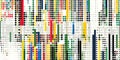 Colorful vertical barcode abstract pattern. Royalty Free Stock Photo