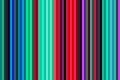 Colorful vertical line background or seamless striped wallpaper, fabric rainbow