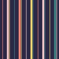 Colorful vertical stripes pattern. Simple seamless texture with straight lines Royalty Free Stock Photo