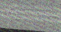 Colorful vhs glitch noise background realistic flickering, analog vintage TV signal with bad interference, static noise