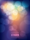 Colorful vibrant abstract Bokeh Background