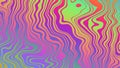 Colorful Vibrant Abstract Wavy Lines Pattern with Gradient Effect