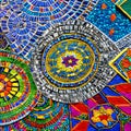 A colorful and vibrant interpretation of a mosaic, with textures and patterns resembling a piece of art2, Generative AI