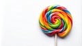Vibrant Swirl Lollipop - Generative AI