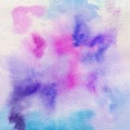 Colorful vibrant textured background. Abstract hand painted watercolor texture. Decorative chaotic texture for design. Handmade Royalty Free Stock Photo