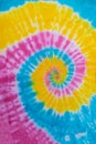 Colorful Abstract Psychedelic Swirl Tie Dye Design