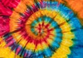 Colorful Abstract Psychedelic Swirl Tie Dye Design Royalty Free Stock Photo