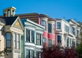 Colorful Victorian houses in San Francisco