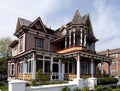 Colorful Victorian style house Royalty Free Stock Photo
