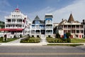 Colorful Victorian style houses Royalty Free Stock Photo