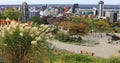 Colorful view of Hamilton, Canada in autumn